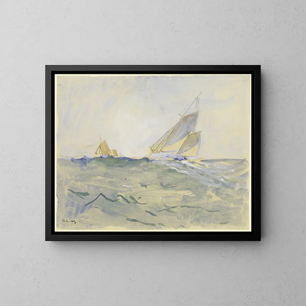 Mer agitée - Ulrich Hübner — quadro incorniciato alla parete