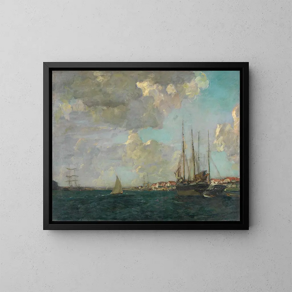 Giorno d'estate - Ulrich Hübner — quadro incorniciato alla parete