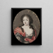 Autoritratto - Ulrika Eleonora l'Ancienne — quadro incorniciato alla parete