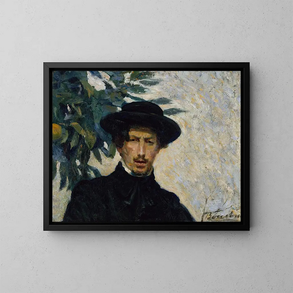 Autoritratto - Umberto Boccioni — quadro incorniciato alla parete