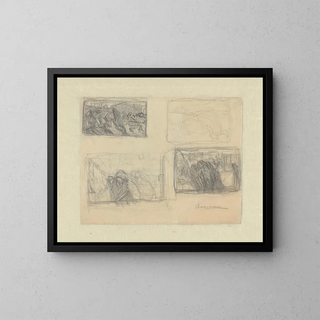 Umberto Boccioni - Sheet of Studies.webp