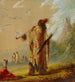 Un Indiano Shoshone che fuma - Alfred Jacob Miller — vista dell’opera