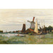 Riproduzione del dipinto Un Moulin à Zaandam di Claude Monet