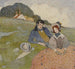 Un coppia seduta in un paesaggio rurale - Edmund Dulac — vista dell’opera