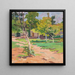 Un jardin d'estate - Nikolai Semenovich Samokish — quadro incorniciato alla parete