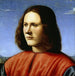 Un giovane uomo - Piero di Cosimo — vista dell’opera