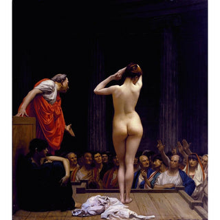 Un marché aux esclaves romain - Jean-Léon Gérôme | Reproduction Tableau Décoration murale affiche copie