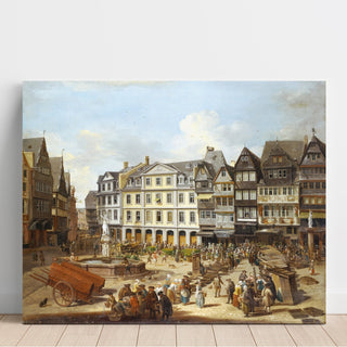 Un marché sur le Römerberg à Francfort - Christian Georg Schütz
