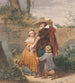 Un père con due figli al sepolcro della madre - Willem Hendrik Schmidt — vista dell’opera