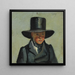 Un petit garçon avec un grand chapeau - Julius Friedländer — quadro incorniciato alla parete