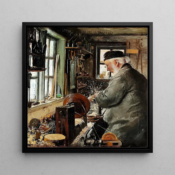 Un tourneur à son tourneur - Laurits Andersen Ring