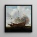 Un vaisseau de guerre - Hendrik Cornelisz Vroom — quadro incorniciato alla parete