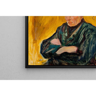 Un vieil homme - Edvard Munch | Reproduction Tableau Décoration murale affiche copie