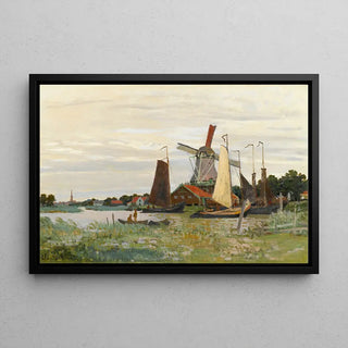Un Mulino a Zaandam di Claude Monet