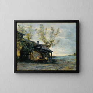 Un caffè a Vaugirard di Jean-Baptiste Camille Corot