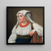 Una Ciociara, ritratto di una contadina romana - Christoffer Wilhelm Eckersberg — quadro incorniciato alla parete