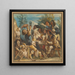 Una Compagnia Allegra - Jacob Jordaens — quadro incorniciato alla parete