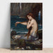 Riproduzione del dipinto Una Sirena - John William Waterhouse