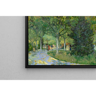 Une allée dans un jardin public d'Arles - Vincent Van Gogh | Reproduction Tableau Décoration murale affiche copie