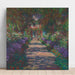 Riproduzione del dipinto Una passeggiata nel giardino di Monet a Giverny - Claude Monet