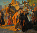 Una celebrazione di strada al Cairo - Ludwig Deutsch — vista dell’opera