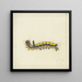 Una larva gialla - Herman Henstenburgh — quadro incorniciato alla parete