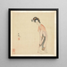 Una dama - Chen Hongshou — quadro incorniciato alla parete