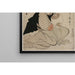 Riproduzione del dipinto Una donna attraente somigliante all'attore Iwai Hanshiro - Kitagawa Utamaro
