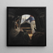 Una gondola - Julius Exner — quadro incorniciato alla parete