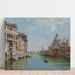Riproduzione del dipinto Una gondola vicino a Santa Maria della Salute - Antonietta Brandeis