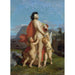 Riproduzione del dipinto Una giovane ninfa beffata da putti - Jean-Léon Gérôme