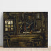 Riproduzione del dipinto Una casa di tessitore - Vincent van Gogh