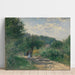 Riproduzione del dipinto Una strada a Louveciennes - Pierre-Auguste Renoir