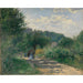 Riproduzione del dipinto Una strada a Louveciennes - Pierre-Auguste Renoir