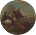 Una scena di battaglia con soldati caduti - August Querfurt — vista dell’opera