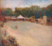 Una serata d'estate alla fiera nel parco dei cervi a nord di Copenaghen - Fridolin Johansen — vista dell’opera