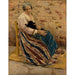 Riproduzione del dipinto Una vecchia donna con un gatto - Max Liebermann