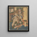 So Komie Guerrier cinese - Utagawa Hokkei — quadro incorniciato alla parete