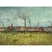 Riproduzione del dipinto Usines a Clichy - Vincent van Gogh