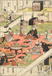 Célébrations en Coulisses d'un Succès Complet au Théâtre Nakamura - Utagawa Kunisada Toyokuni III — vista dell’opera