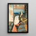 Restaurant Ebiya Ichikawa Danjr VIII nel ruolo di Ebizako no J - Utagawa Kunisada Toyokuni III — quadro incorniciato alla parete
