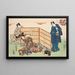 Huit viste figurative Sugata Hakkei Pl3 - Utagawa Kunisada Toyokuni III — quadro incorniciato alla parete