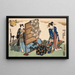 Huit viste figurative Sugata Hakkei Pl4 - Utagawa Kunisada Toyokuni III — quadro incorniciato alla parete
