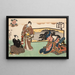 Huit viste figurative Sugata Hakkei Pl5 - Utagawa Kunisada Toyokuni III — quadro incorniciato alla parete