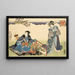 Otto vedute figurative, Sugata Hakkei Pl6 - Utagawa Kunisada Toyokuni III — quadro incorniciato alla parete