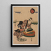 Premier Bonite de l'Année - Utagawa Kunisada Toyokuni III — quadro incorniciato alla parete
