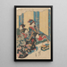 Quattro Cortigiane Vestite con Eleganza - Utagawa Kunisada Toyokuni III — quadro incorniciato alla parete