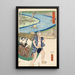 Fujieda - Utagawa Kunisada Toyokuni III — quadro incorniciato alla parete