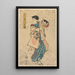 Ichikawa Kyuzo Jouant le Rôle de Shodayu - Utagawa Kunisada Toyokuni III — quadro incorniciato alla parete