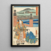 Kyoto la Fin - Utagawa Kunisada Toyokuni III — quadro incorniciato alla parete